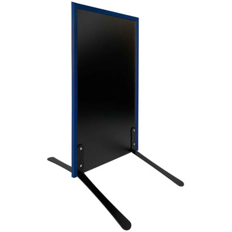 Panneau trottoir avec Cadre sur piétement effet ressorts - 105 x 56 cm - Coloris au choix - Interface PLV