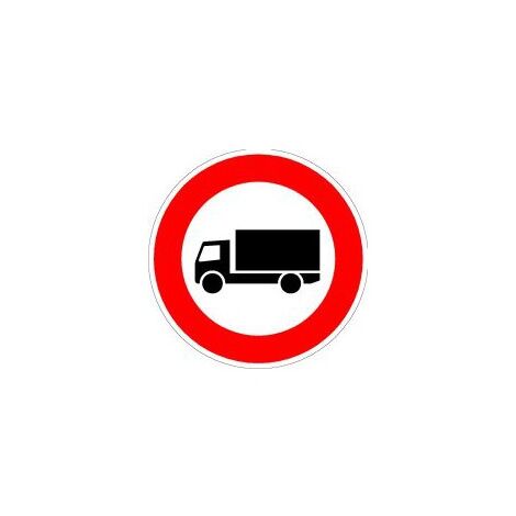 Panneau VKZ .253 Ronden 600mm Interdit aux camion de plus de 3,5 Tonnes