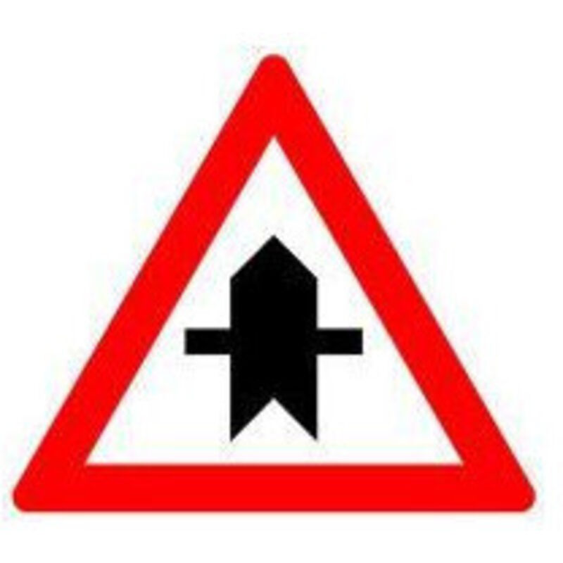 Sonstige - Panneau VKZ.301 Triangle 900mm Priorité Label ral film RA1