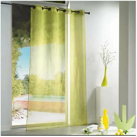 Panneau voilage 140 x 240 béton menthe - Vert
