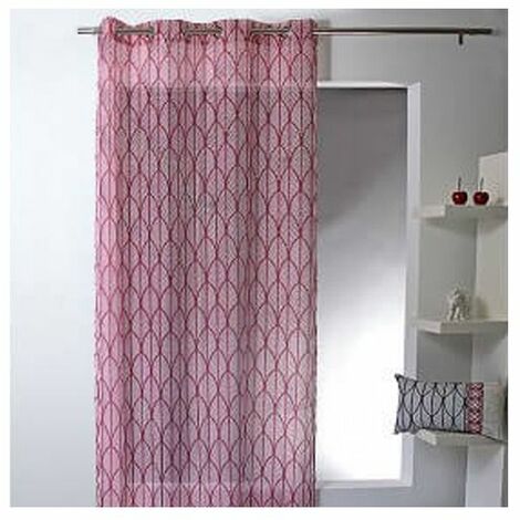 Panneau voile - Oeillets - 135 x 240 cm - Terre de sable - Rouge
