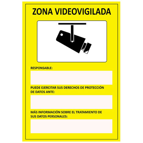Panneau Interdiction de Stationner - Propriété privée sous  vidéosurveillance 24h24 - Aluminium 2 mm Aluminium 2 Mm - Cdiscount