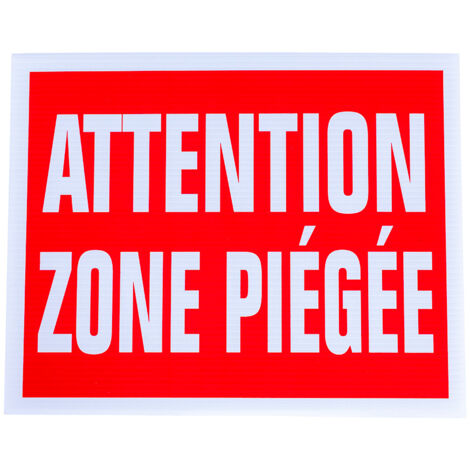 Panneau zone piégée BOXTRAP