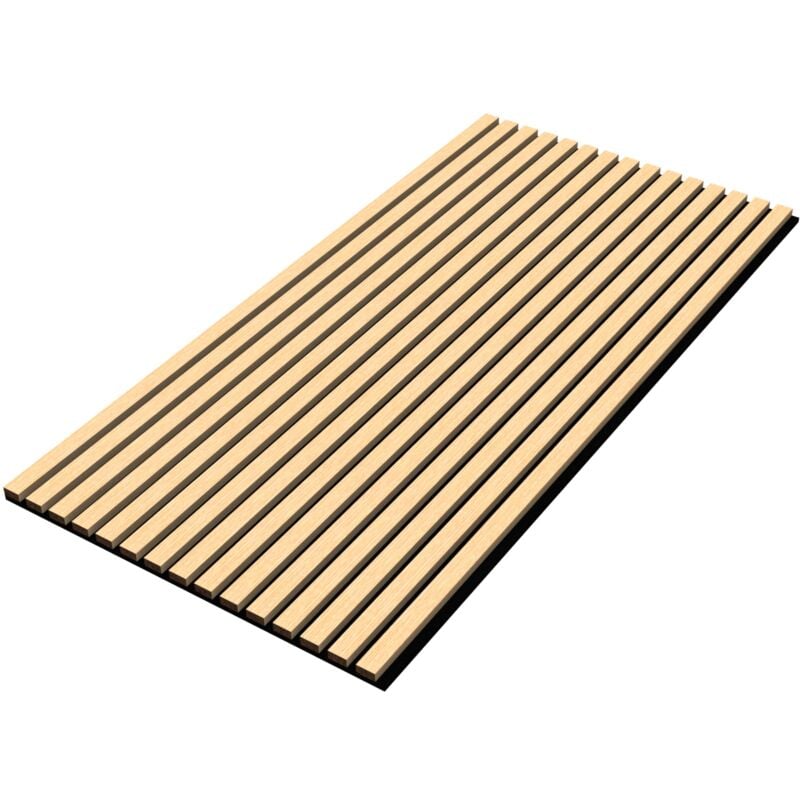 Panneaux acoustiques lot de 16 panneaux effet chêne
