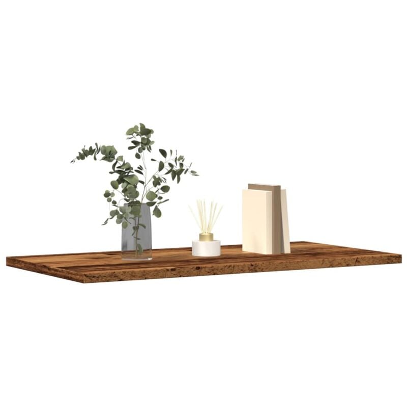 Tagères murales 4 pcs vieux bois 60x30x1,5cm bois d'ingénierie - Vidaxl