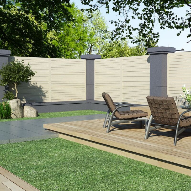 Panneaux de Clôture 4 pcs 6,8x1,7 m - YOUTHUP