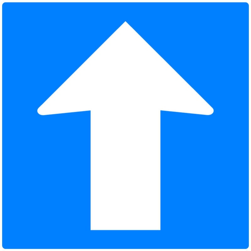 Panneaux de signalisation routière provisoires Panneaux de signalisation pas chers en Comacel - Circulation à sens unique - Panneau classique