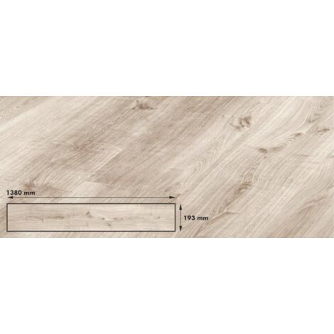 Panneaux de sol stratifiés Calgary Oak AC4 8 mm