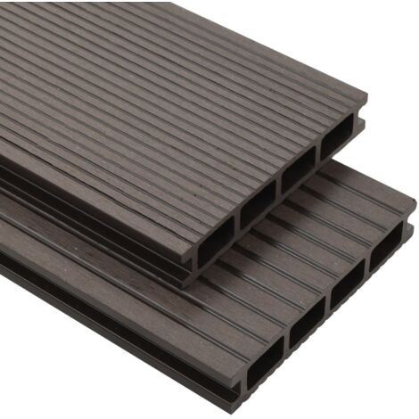vidaXL Panneau de Terrasse WPC Patio Balcon Extérieur Multi-taille Multicolore