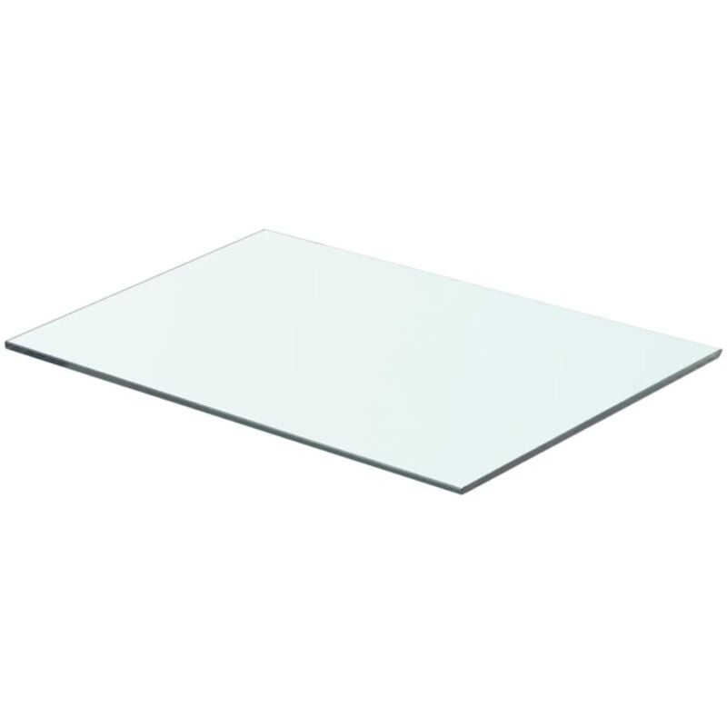 Panneau pour étagère Verre transparent 50 x 30 cm vidaXL