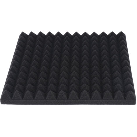 Panneaux en Mousse Acoustique, Réduisent le Bruit, Absorbent le Son, 30x30x3cm, Paquet de 10, Studio D'enregistrement, Salle de Batterie, Bureau