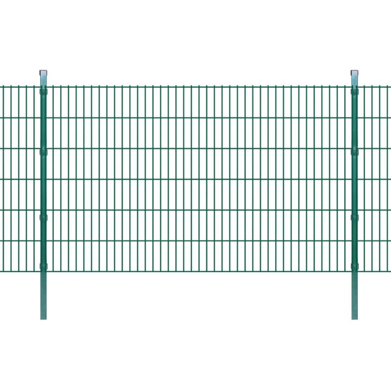 Youthup - Panneaux et poteaux de Clôture 2D pour jardin 2008x1230 mm 10 m