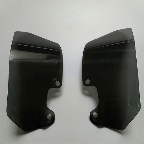 Panneaux latéraux de ventilation transparents/fumés pour pare-brise de moto R1200GS 2004-2012 - Noir