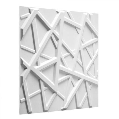 WallArt 12/24x Panneaux Muraux 3D Olivia Papier Peint Salon Salle de Bain
