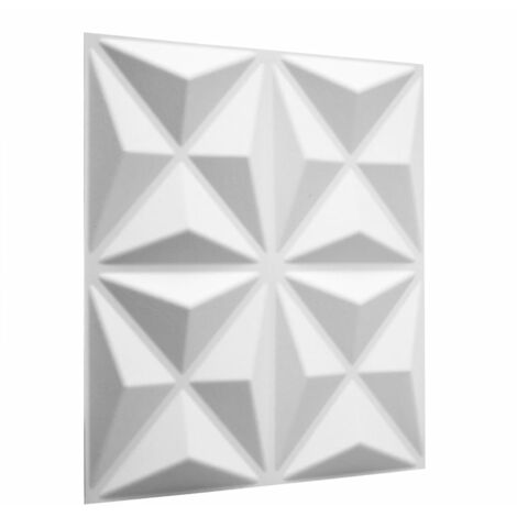Panneaux muraux 3D Cullinans 12 pcs GA-WA17 WallArt - Blanc