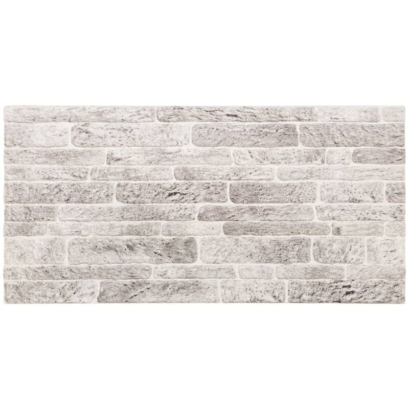 Panneaux muraux 3D 10 pcs gris clair 100x50 cm EPS vidaXL