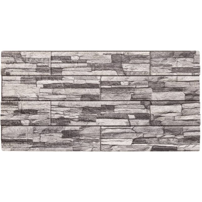 Vidaxl - Panneaux muraux 3D 10 pcs gris clair 100x50 cm eps