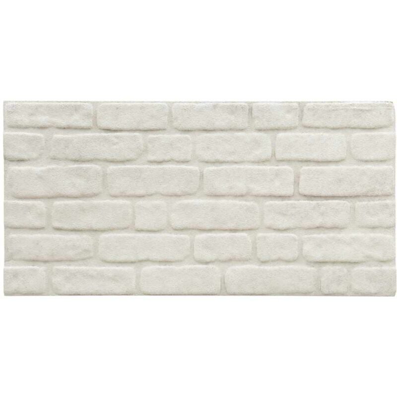 Vidaxl - Panneaux muraux 3D avec design de brique blanc 10 pcs eps