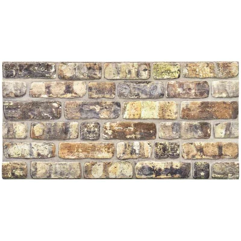 Vidaxl - Panneaux muraux 3D avec design de brique multicolore 10 pcs eps