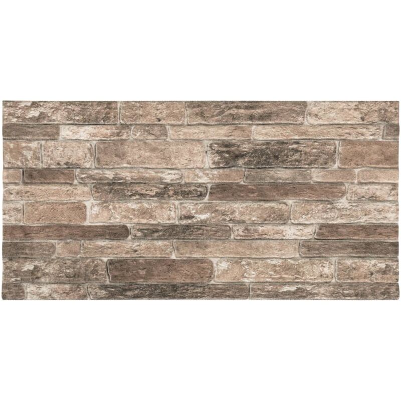 Vidaxl - Panneaux muraux 3D avec design de brique multicolore 10 pcs eps