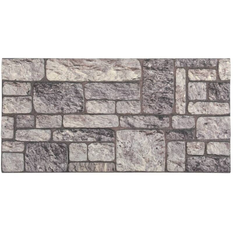 Vidaxl - Panneaux muraux 3D design de brique gris clair 10 pcs eps