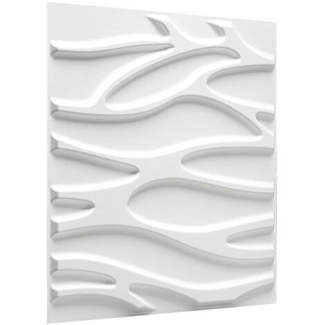 WallArt 12/24x Panneaux Muraux 3D Décoration Revêtements Salon Multi-modèle