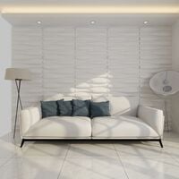 Panneaux muraux 3D ondulé 0,625 m x 0,8 m 12 panneaux 6 m²