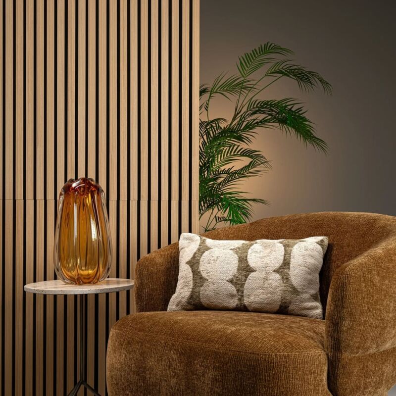 Wallart - Panneaux muraux acoustiques Aku chêne naturel 4 pcs