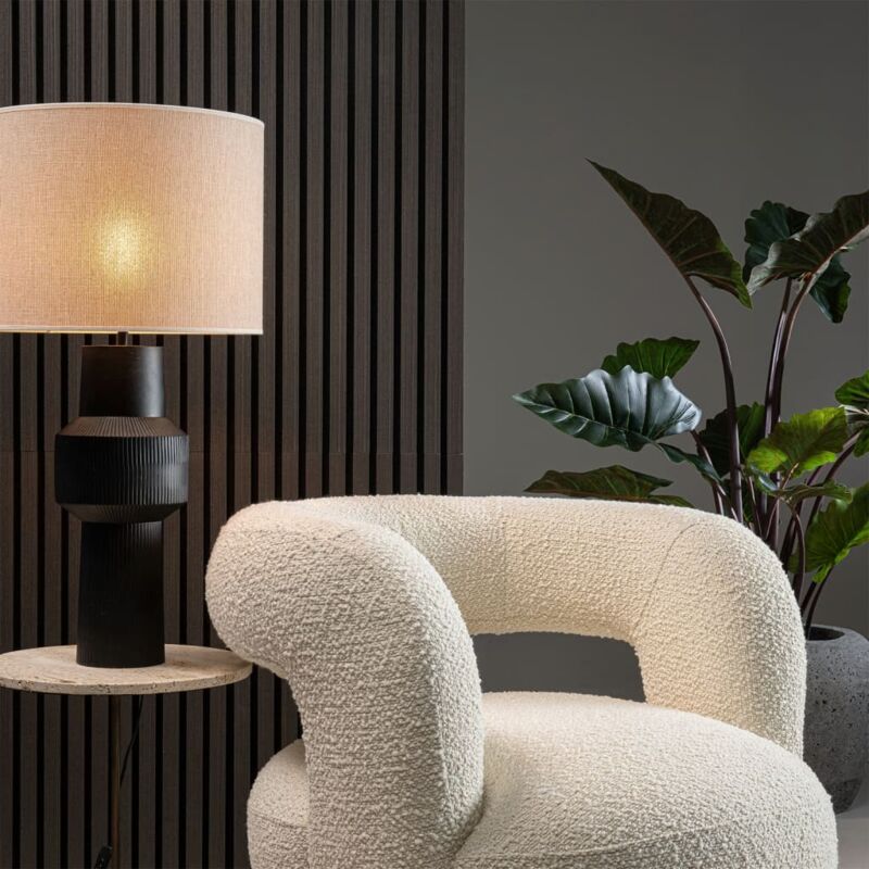 Wallart - Panneaux muraux acoustiques Aku chêne cendré 4 pcs