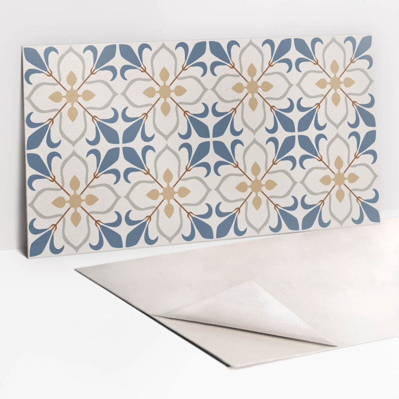 Panneaux muraux autocollants en vinyle imperméable - Formes décoratives 100 x 50 cm