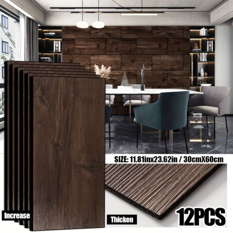 Panneaux Muraux Bois – Brun Café – Décoration Intérieure Chic