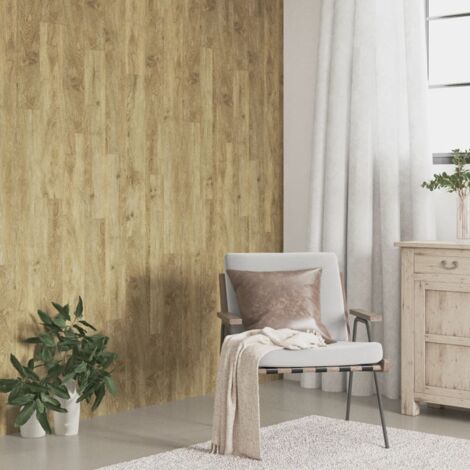 Panneaux muraux décoratif  Aspect bois Marron PVC 4,12 m² 41673