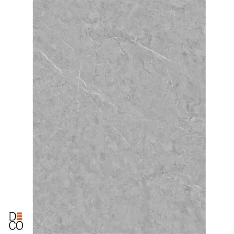 Panneaux muraux décoratifs - DECOPINE - Effet pierre grise mate - 65x120 cm - Lot de 4 - 3,12 m²