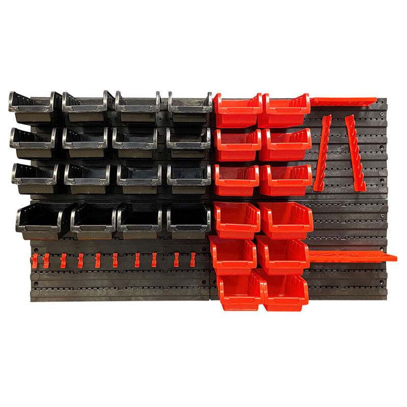 Kit de 4 panneaux muraux et accessoires de rangement