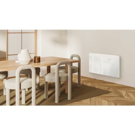 Panneaux Rayonnant en verre Blanc LCD - plusieurs puissances disponibles - Cayenne
