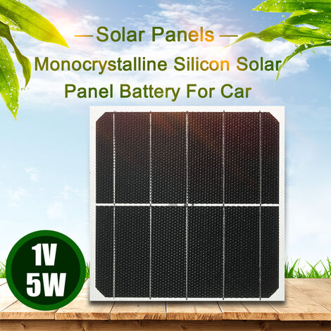 Jouets bricolage projets scientifiques jardin NUZAMAS Lot de 8 mini panneaux solaires 3 V 65 x 48 mm avec fil pour énergie solaire maison Chargeur de batterie 