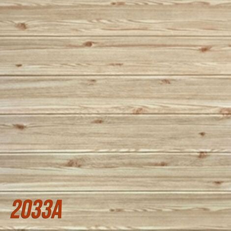 Pannelli 3D Autoadesivi in PE 70X70cm Mattoni o Legno Resistenti, isolanti, idrorepellenti, economici