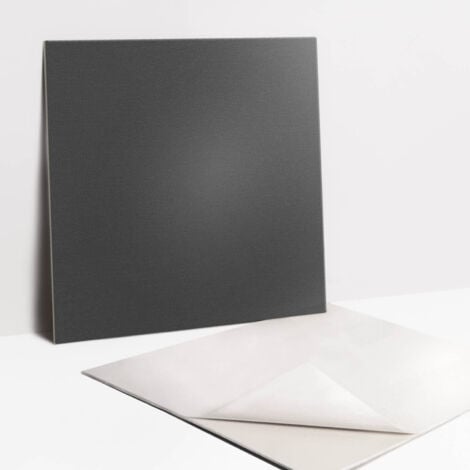 Pannelli da Parete Autoadesivi – Decorativi - Parete Piastrelle – 9 Pezzi Piastrelle – 9x30x30 cm - Colore Grigio