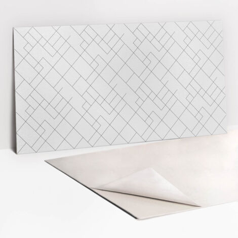Pannelli da Parete Autoadesivi – Decorativi - Parete Piastrelle - Pannello Murale – 100x50 cm - Quadrati Minimalisti