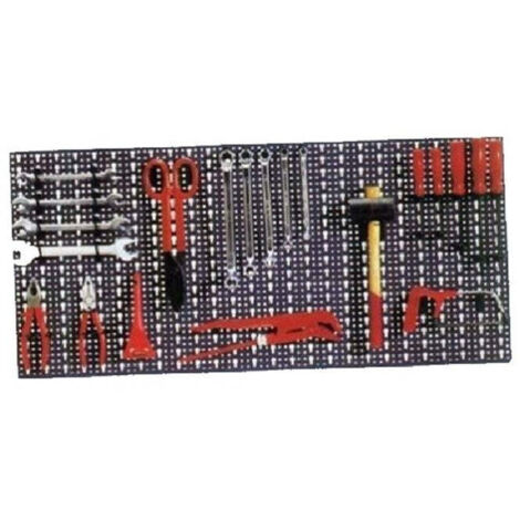 PANNELLI FORATI IN KIT CM. 98x46 ORIZZONTALE PANNELLO FORATO UTENSILI MANUALI