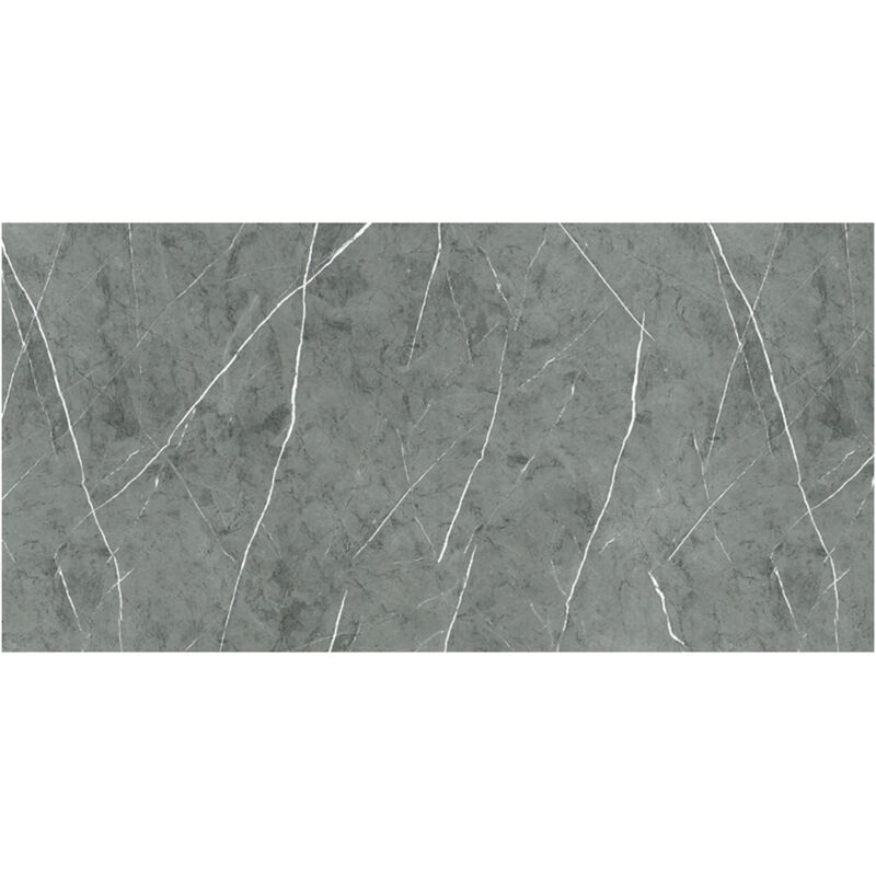 Pannello Adesivo Effetto Marmo Grigio 120x300cm Pareti Paraschizzi Stanza Cucina