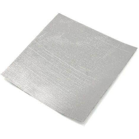 Pannello adesivo termico in tessuto e alluminio riflettente paracalore protezione plastiche e carene 2000gr/mq
