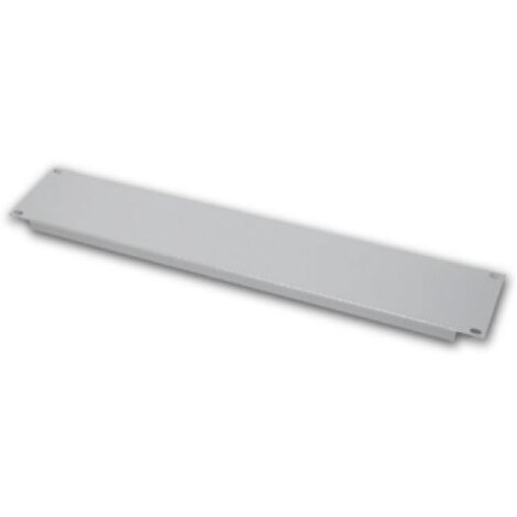 Pannello cieco 1 unità per armadi rack 19  in acciaio grigio fanton 28350
