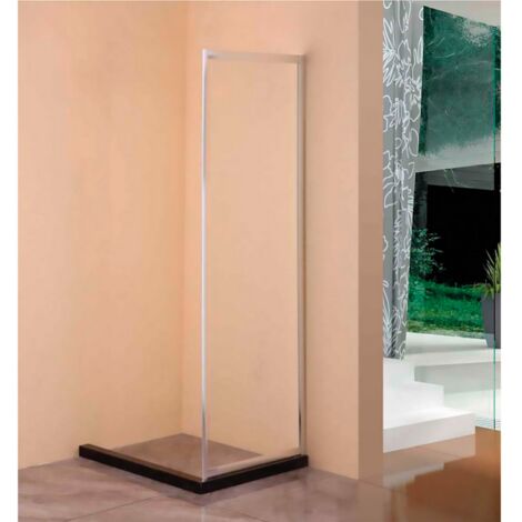 PANNELLO CRISTALLO FISSO PER BOX DOCCIA 'DIAMANTE' cm 80 x H 185