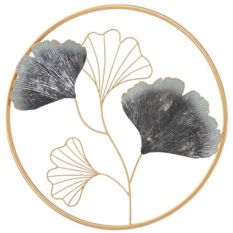 Pannello decorativo anello color oro in ferro per decorazioni ambienti