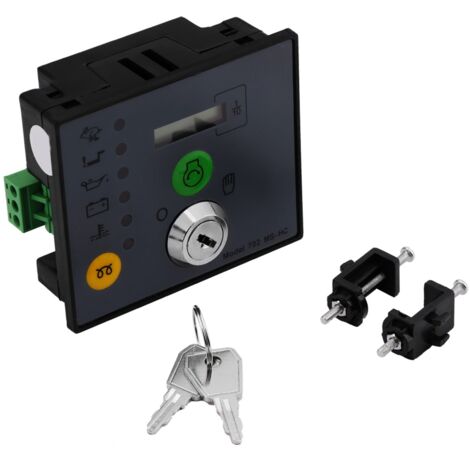 Pannello di controllo del generatore con avviamento manuale MS-HC 702 con chiavi