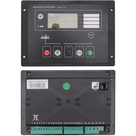 Pannello di controllo del gruppo elettrogeno diesel Avvio automatico Arresto Modulo controller gruppo elettrogeno LCD ABS