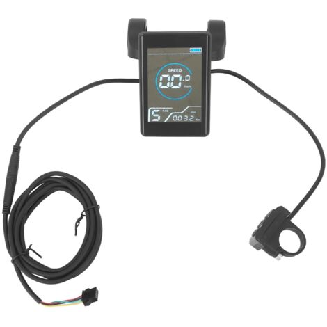 Pannello di controllo LCD a colori multifunzione in ABS impermeabile per bicicletta/scooter, con connessione a cinque pin e schermo LCD a colori, per la modifica di bicicletta/scooter.