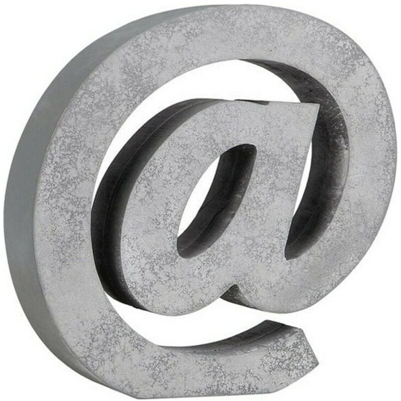 Lettera Grigio 20 x 4 cm Legno
