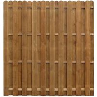 Pannello di Recinzione Hit & Miss 170x170cm Pino Impregnato FSC
